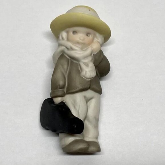 Vintage Enesco Pretty As A Picture Lesson For Today 175285 Practice Make Perfect - Picture 7 of 7